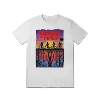 Nome do produto Camiseta Stranger Things Edição Limitada Logo Destacado Em Vermelho