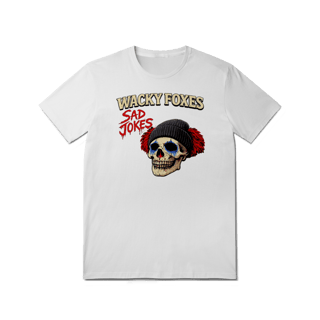 Nome do produto Camiseta oficial Wacky Foxes – Sad Jokes