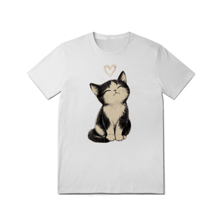 Nome do produto Camiseta Gato Lovers Cores Variadas PROMOÇÃO