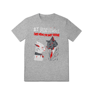 Nome do produto Camiseta My Chemical Romance(Romeownce) Theree Meows for Sweet Revenge