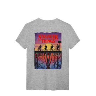Nome do produto Camiseta Stranger Things Edição Limitada Logo Destacado Em Vermelho
