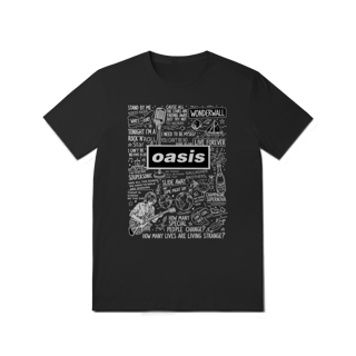 Nome do produto Camiseta Oasis Personalizada