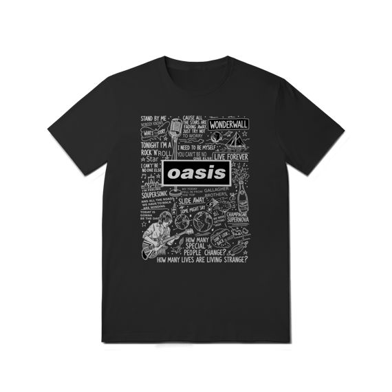 Camiseta Oasis Personalizada
