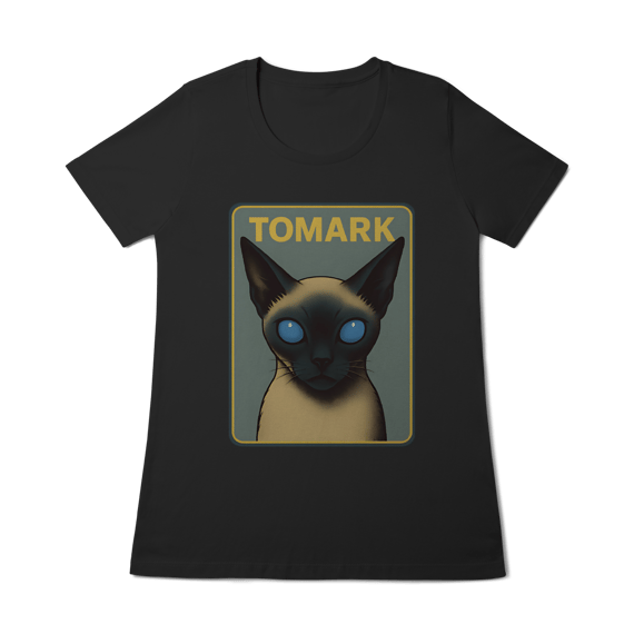 Camiseta Tomark Oficial Feminina Gato Possuido por Alienigena