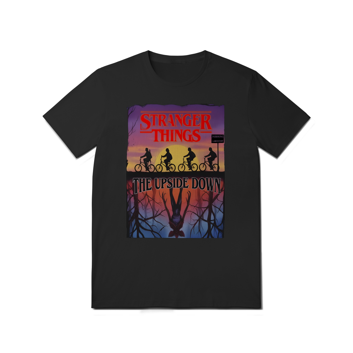 Nome do produto: Camiseta Stranger Things Edição Limitada Logo Destacado Em Vermelho
