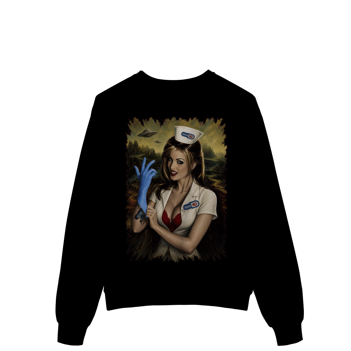 Nome do produto: Moletom blink 182 Enema Of The State – Mona Lisa Edition 2