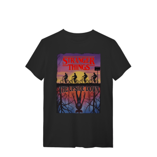 Nome do produto Camiseta Stranger Things Edição Limitada Logo Destacado Em Vermelho