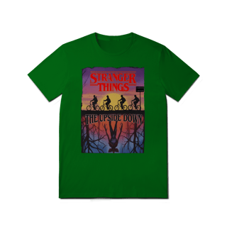 Nome do produto Camiseta Stranger Things Edição Limitada Logo Destacado Em Vermelho