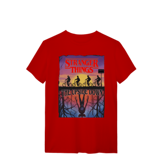 Nome do produto Camiseta Stranger Things Edição Limitada Logo Destacado Em Vermelho
