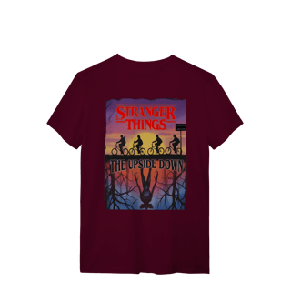 Nome do produto Camiseta Stranger Things Edição Limitada Logo Destacado Em Vermelho