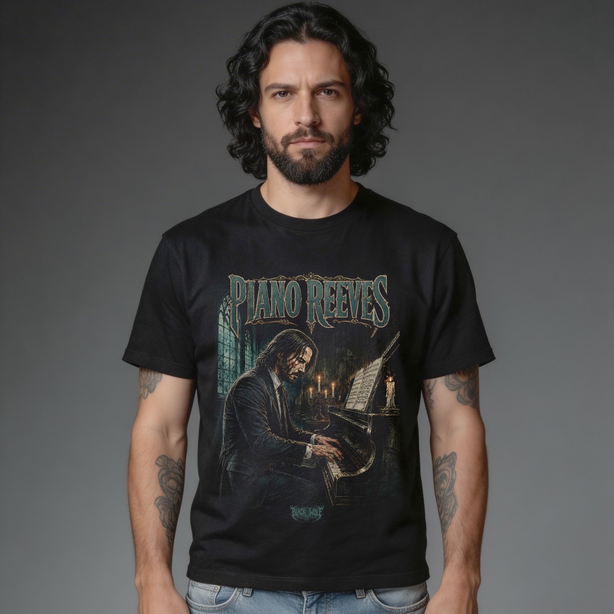 Nome do produto: Camiseta Quality - Piano Reeves