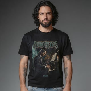Nome do produto Camiseta Quality - Piano Reeves
