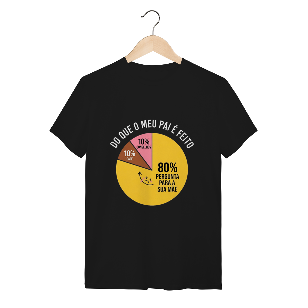 Nome do produto: Camisa Estatísticas de Pai