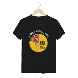 Nome do produto Camisa Estatísticas de Pai