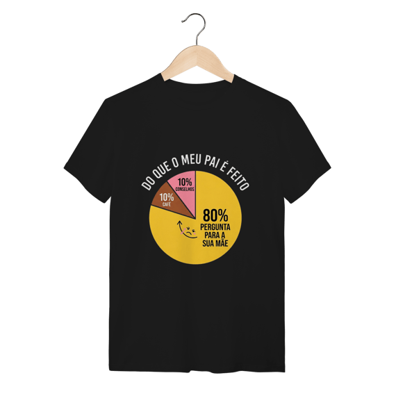 Camisa Estatísticas de Pai