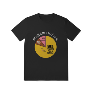 Nome do produto Camisa Estatísticas de Pai