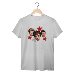 Nome do produto Billie, Mike e Tré (frente) (vermelho) — Green Day