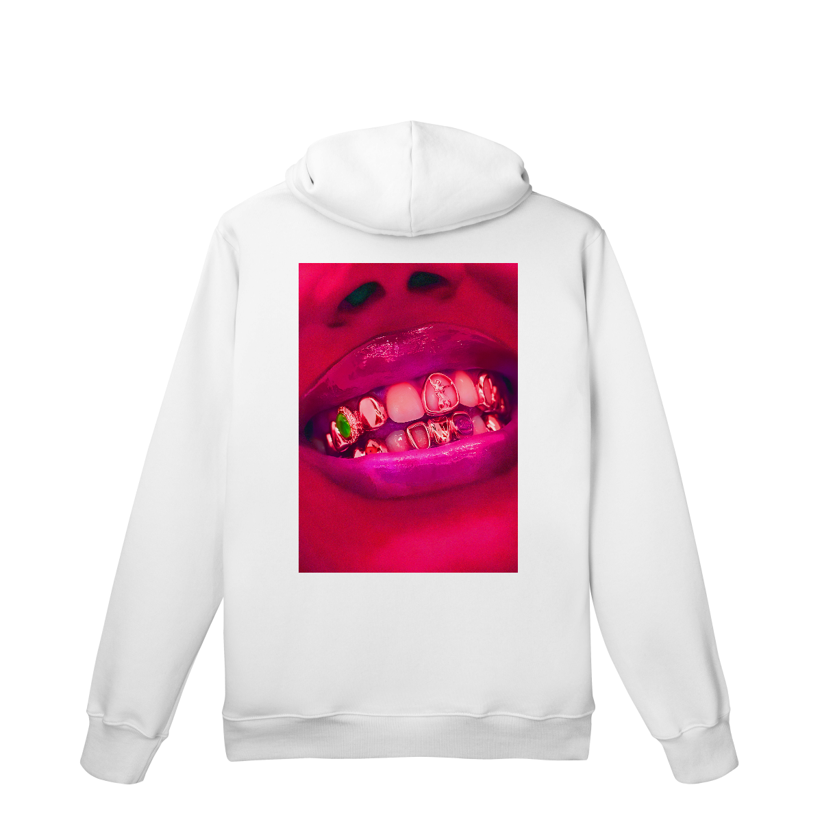Nome do produto: Moletom Quality Canguru - Gold Lips