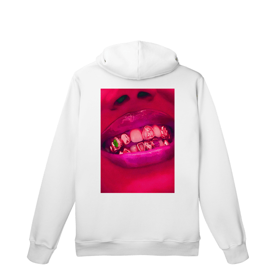 Moletom Quality Canguru - Gold Lips