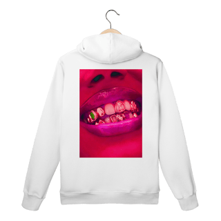 Nome do produto Moletom Prime Canguru - Gold Lips