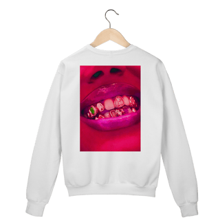 Nome do produto Moletom Prime Fechado - Gold Lips