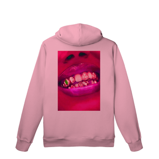 Nome do produto Moletom Quality Canguru - Gold Lips