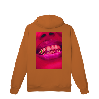 Nome do produto Moletom Quality Canguru - Gold Lips