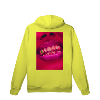 Nome do produto Moletom Quality Canguru - Gold Lips