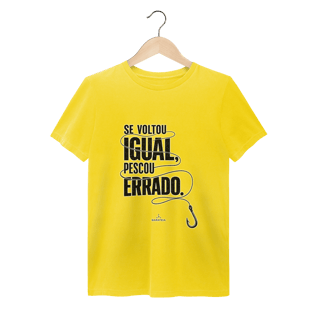 Nome do produto Se voltou igual... T-Shirt estonada