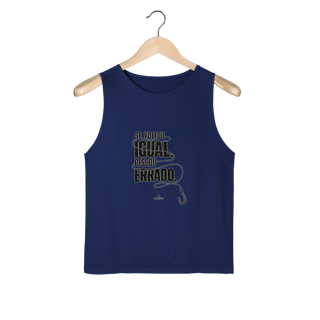 Nome do produto Se voltou igual... Regata Sport Dry UV masculina