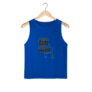 Nome do produto Se voltou igual... Regata Sport Dry UV masculina