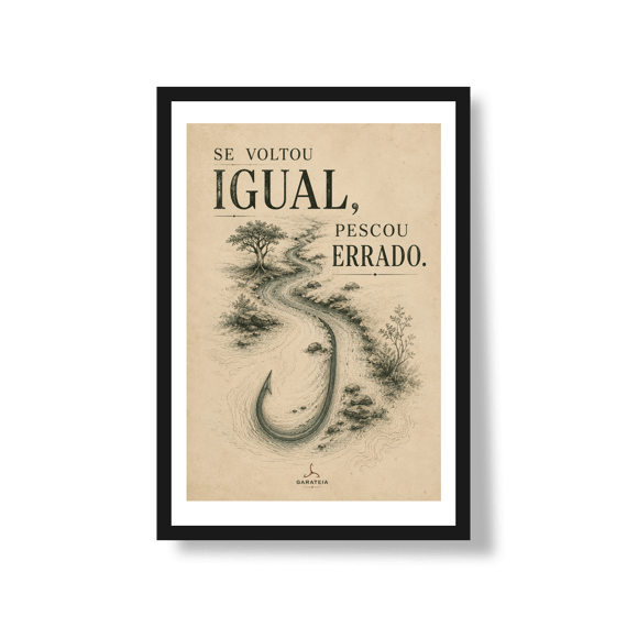 Poster Se voltou igual...*