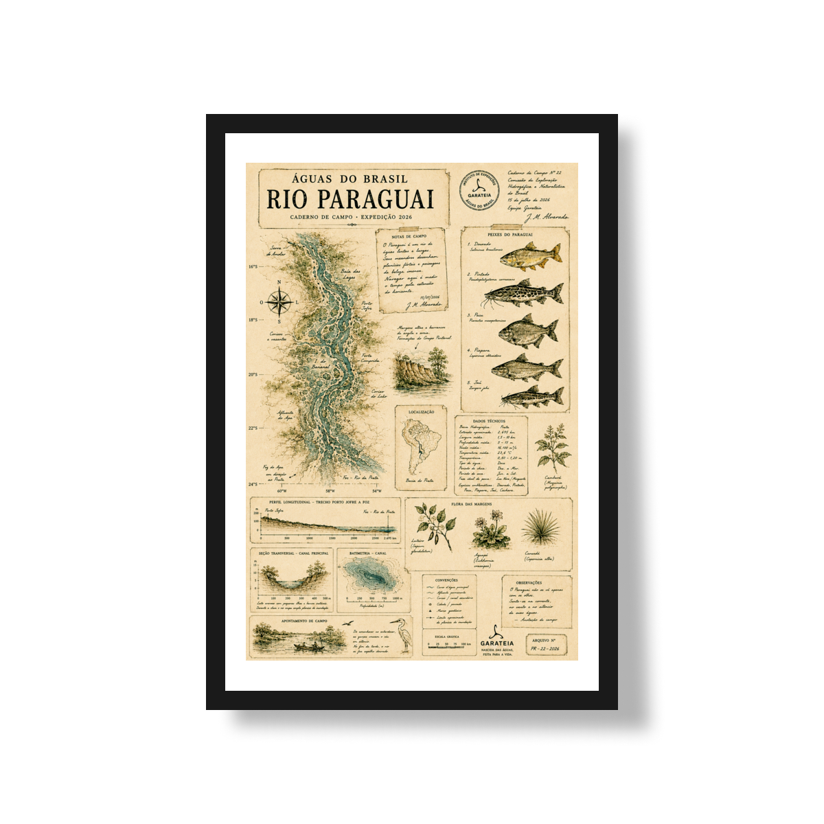Poster Rio Paraguai*