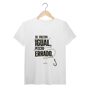 Nome do produto Se voltou igual... T-Shirt Tech