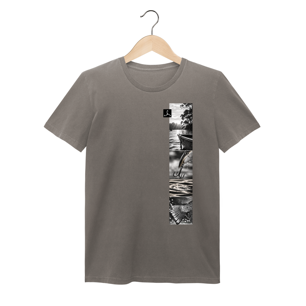 Nome do produto: Linha d’Água Camiseta Estonada Feminina Garateia 