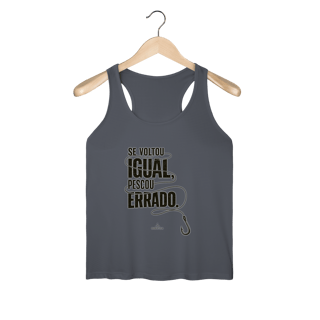 Nome do produto Se voltou igual... Regata Sport Dry UV feminina