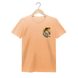 Nome do produto Tucunaré em Explosão - T-shirt Estonada feminina Garateia