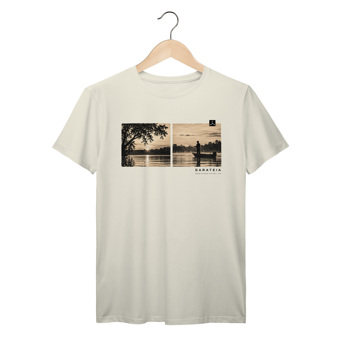 Nome do produto: Silêncio sobre as Águas — T-Shirt Prime GARATEIA