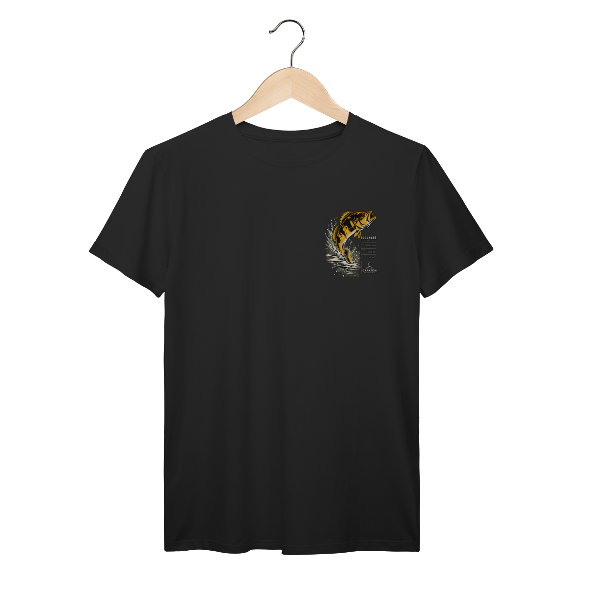 Nome do produto: Tucunaré em Explosão - Camiseta Prime Garateia