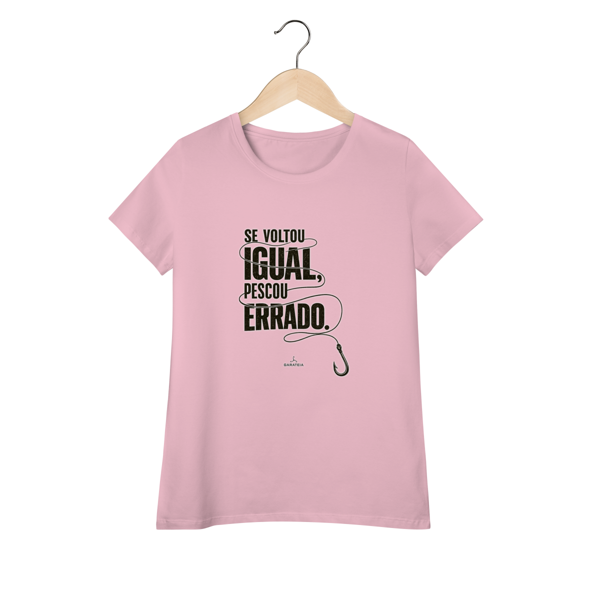 Se voltou igual... T-Shirt PIMA feminina