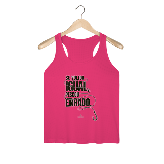 Se voltou igual... Regata Sport Dry UV feminina