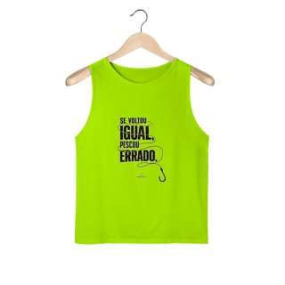 Se voltou igual... Regata Sport Dry UV masculina