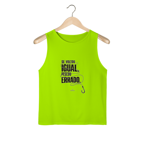 Se voltou igual... Regata Sport Dry UV masculina