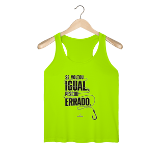 Nome do produto Se voltou igual... Regata Sport Dry UV feminina