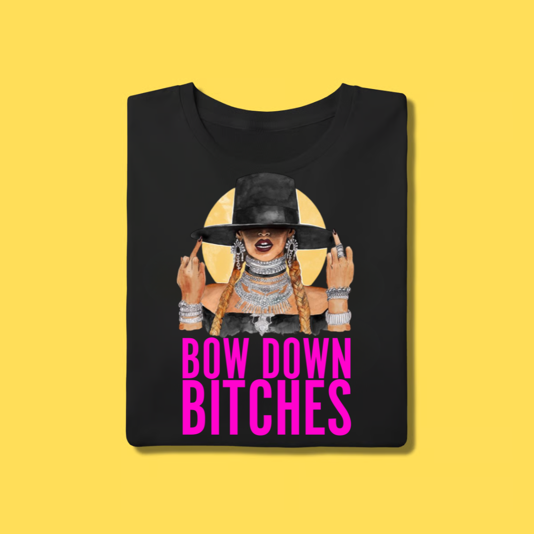 Nome do produto: Camiseta Bow Down Bitches Queen Bey