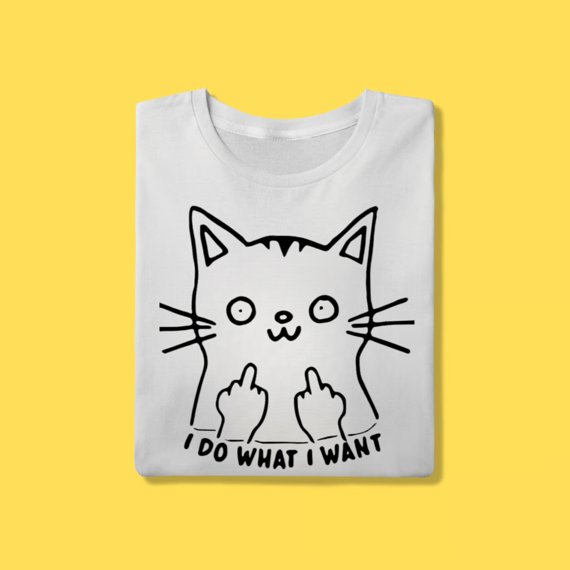 Camiseta Gato I do what i want