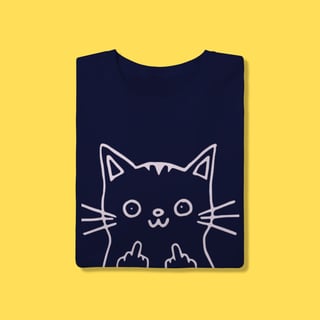 Nome do produto Camiseta Gato I do what i want