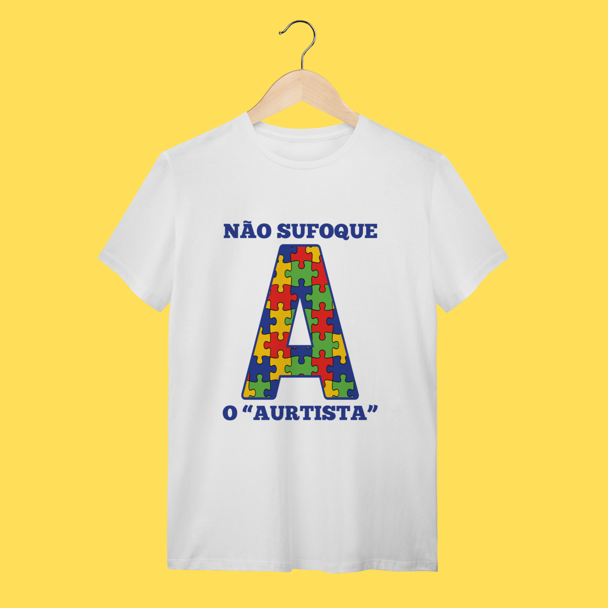Nome do produto: Camiseta Não sufoque o Aurtista