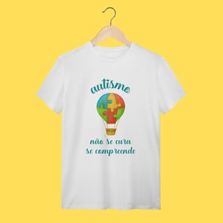 Nome do produto Camiseta Autismo não se cura se compreende