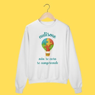 Nome do produto Moletom Autismo não se cura se compreende